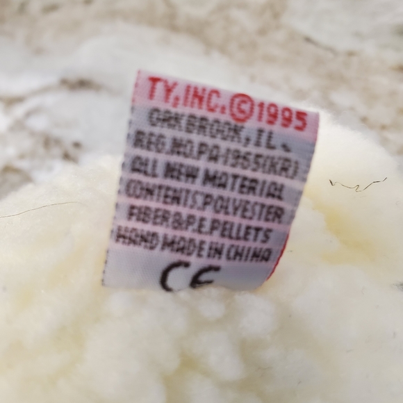 Rare 1990 Gonga the Gorilla and 1995 wooly the sheep TY beanie babies - Picture 6 of 9